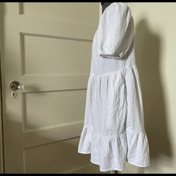 Universal Thread white cotton babydoll dress M & L - Picture 4 of 6